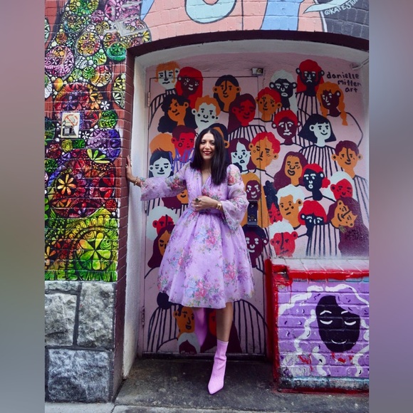 JessaKae Dresses & Skirts - JessaKae Gretel Lilac Floral Dress